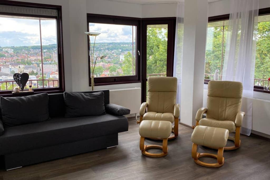 Ferienwohnung Nava Auf Der Kauzenburg บาดครอยซ์นาค ภายนอก รูปภาพ